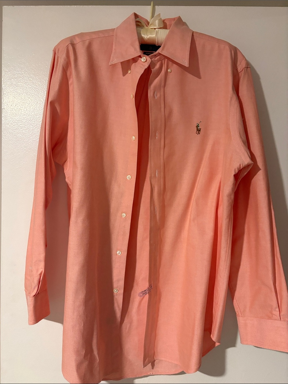 Ralph Lauren Men's Coral Button-Down Dress Shirt -Like New-🔥
